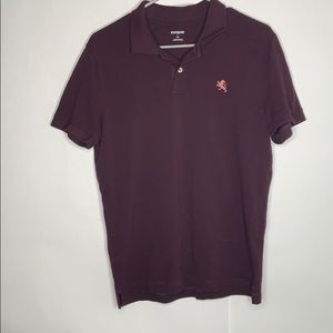 express maroon medium polo shirt